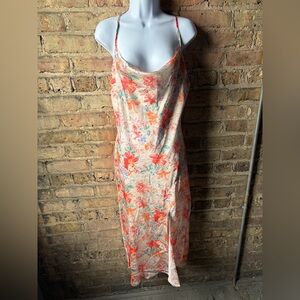 Floral Spaghetti Strap Nightgown